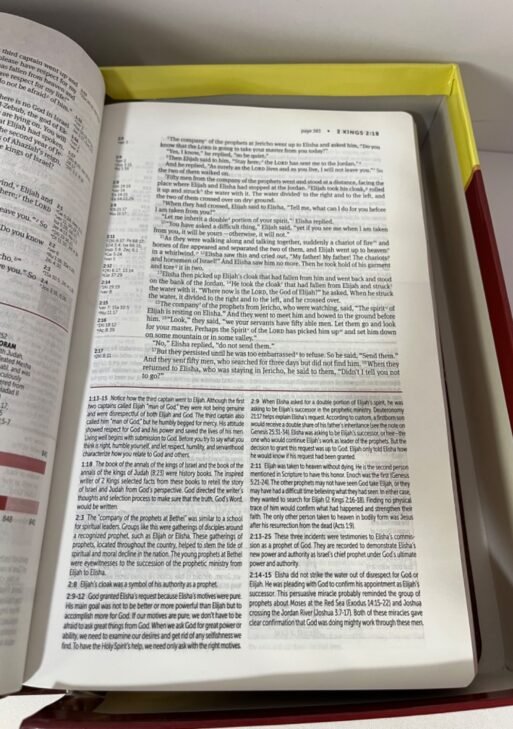 NIV life Application Study Bible Personal Size Leathersoft