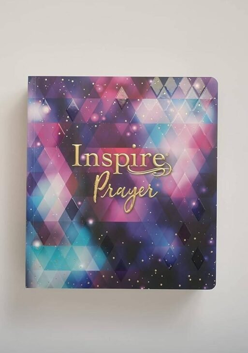 NLT Inspire Prayer Coloring and Journaling Bible Hard Paperback