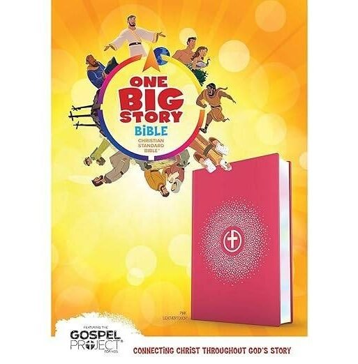 CSB One Big Story Bible Leather Touch Pink