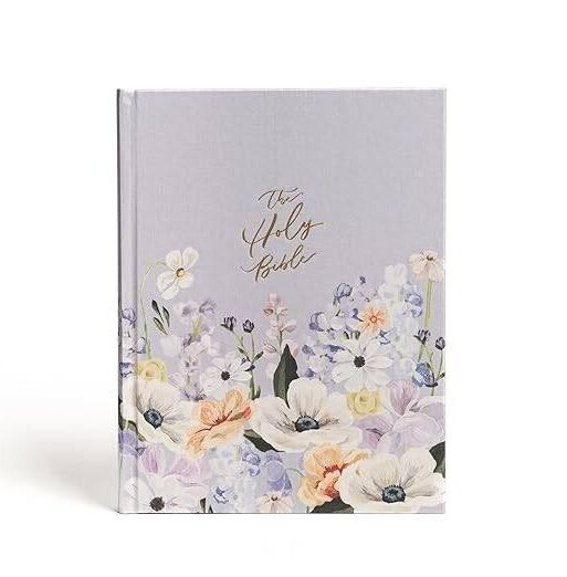 CSB Hosanna Revival Lavender Journaling Bible, Large Print