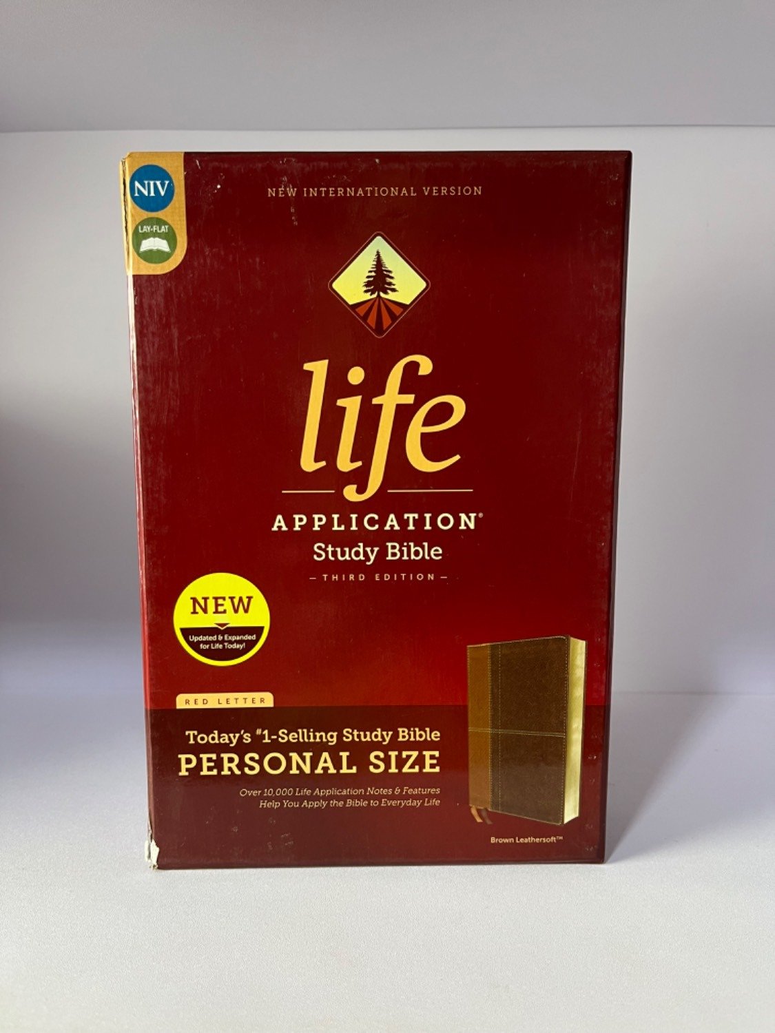 NIV life Application Study Bible Personal Size Leathersoft